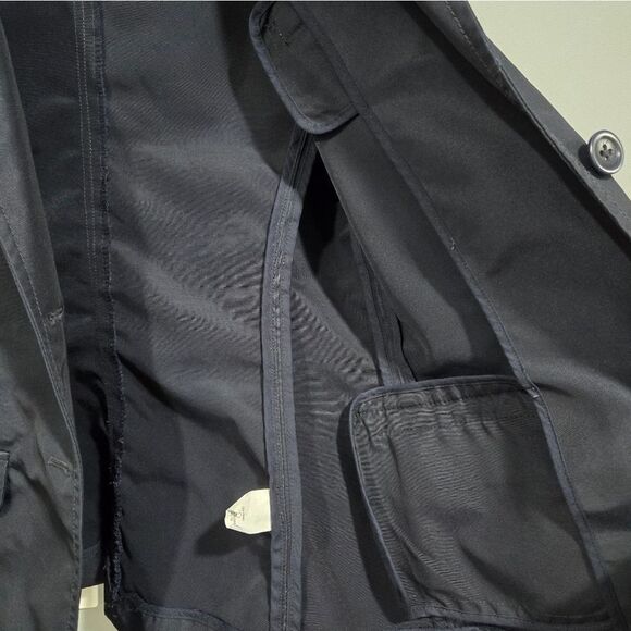 🐢 J. Crew Waterproof Rain Blazer Navy. 🌧️ ☔ - Picture 9 of 17